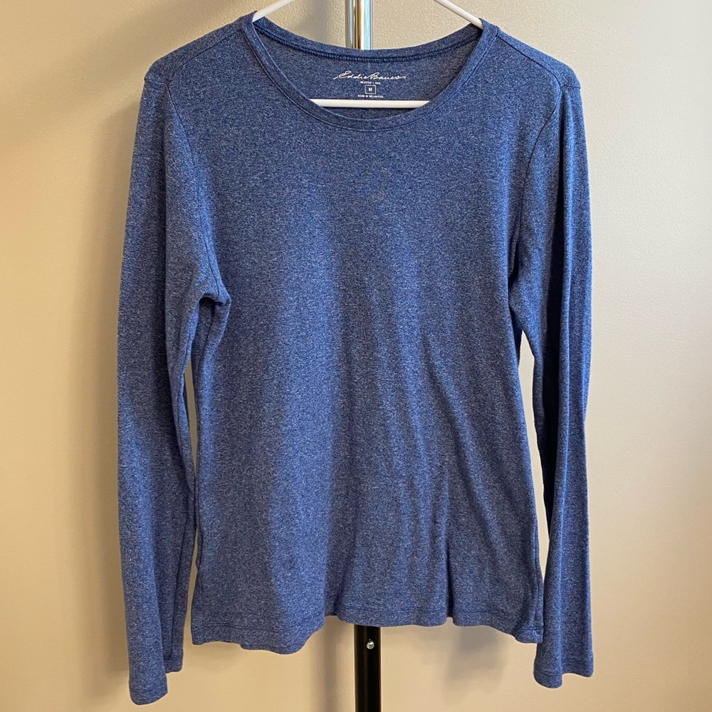 Eddie Bauer Casual Long-Sleeve Cotton Top